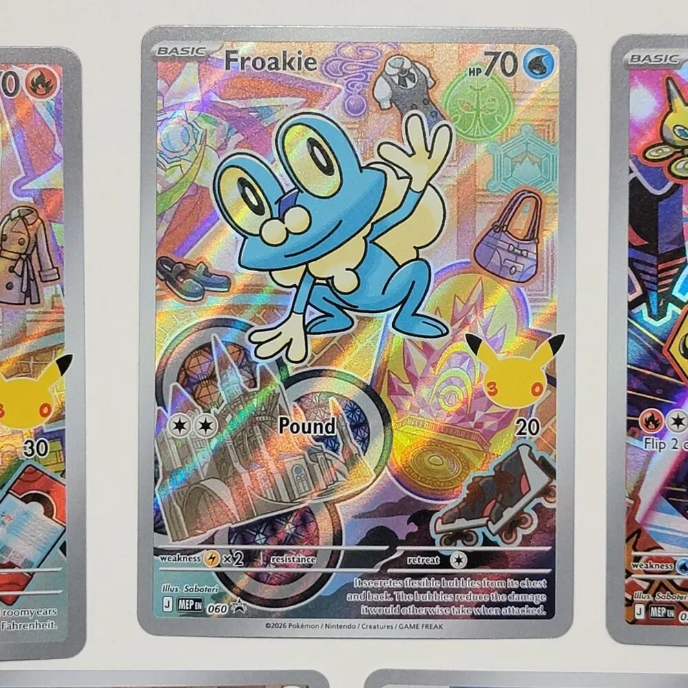 Pokémon First Partner Series  2 and 3 Promo IL Set of  5 Cards - NM Pack Fresh